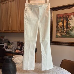 Frame Denim Le Crop Mini Boot in Cream